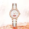 2023 New Women's Watch Love Series Warm Ceramic Steel Band Calender Glow Quartz Thin Premium Watch