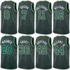 Print Finals Basketball Jayson Tatum Jersey 0 Al Horford 42 Marcus Smart 36 Grant Williams 12 Malcolm Brogdon 13 Mike Muscala 57 Jaylen Brown 7 Statement Man Kids