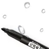Маркеры 6 PCSSet Постоянный маркер ручка из тонкую точку водонепроницаемые чернила тонкие невзвачные черные синие красные 15 -мм цветные ручки 230523