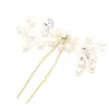 Hair Clips Beautiful Headdress Wedding U Shaped Pins Pearl Bride Accessories For Women Girls