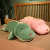 Poupées en peluche Huggable Big Long Mignon Dinosaure En Peluche Jouet Doux Animal De Bande Dessinée En Peluche Poupée Petit Ami Oreiller Enfant Fille Cadeau D'anniversaire 230523