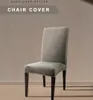 Housses de chaise 1246 pièces couverture de chaise de couleur unie housses de chaise en tissu à poils doux pour cuisine salle à manger Banquet de mariage el 230522