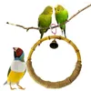 Autres fournitures pour oiseaux Durable Swing Crisp Bell Divertissant Perroquet Cage Anneau Suspendu Jouet Longue durée