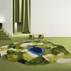 카펫 작은 숲 수제 3D 이끼 터핑 지역 깔개 북유럽 대형 침대 옆 카펫 장식 어린이 방