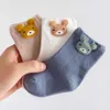 Socks 3 pairs/set socks girls boy sliders newborn accessories rabbits children's gifts clothing baby supplies bears G220524