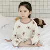 Clothing Sets Summer Pajamas Babies Girls Cartoon Sleepwear Toddler Boys Two-piece Suit Casual Loose Cute Thin Soft Home Clothes