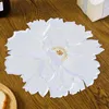 Table Mats Rose Flower Embroidery Place Mat Cloth Coffee Tea Pad Cup Kitchen Doily Dining Wedding Christmas Placemats