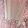 여성을위한 빈티지 인쇄 슬링 브래지어 조끼 드레스 세트 섹시한 패션 탱크 탑 하이 웨스트 플리츠 스커트