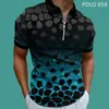 Polo da uomo Posta gratuita Abbigliamento da uomo estivo ZIPPER Polo con manica corta Polo traspirante ad asciugatura rapida Camicia oversize TOP 230524