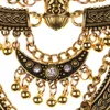 Chokers Large Collar Big Choker Woman Bohemian Ethnic Statement Gypsy Maxi Pendants Necklace Indian Power Necklace For Women 230524