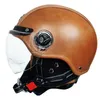 Motorradhelme Offroad-Helm Sicherheit Roller Motor Modulierbar Casco De Seguridad Halboffenes Gesicht Retro