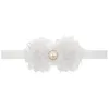 Headbands Sunflower Pearl Childrens Hairband Baby Fringed Flower Gstg094 Mix Order Fashion Head Band Drop Delivery Jewelry Hairjewelr Dhnfj