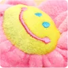 Plush Dolls 10pcs Curtain Accessories Home Decoration Cute Smile Cartoon Sunflower Rose Plush Toys Christmas Valentine's Day Gift 230523