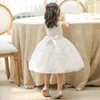 Mädchen Kleider 2023 Geboren Taufkleid Elegantes Blütenblatt Geburtstagskleid Für 1 Jahr Stickerei Baby Boutique Taufe Sommerkleidung