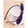 Headbands Leopard Print Thin Headband Cute Polka Dot Candy Color Rabbit Ears Gstg051 Mix Order Fashion Head Band Drop Delivery Jewel Dh9Tq