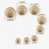 10 metal buttons used by fashion designers for handmade luxury clothing accessories decoration wholesale outerwear craftsmanship DIY P230524
