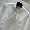 Designer de vestes pour femmes New Stretch Roman Cotton Perspective Lace Slim Standing Neck Tight Fit Thin Coat Top à manches longues KAGU