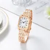 Andra klockor Fashion Foreign Trade Alloy Steel Band Steel Chain Watch Ladies Wholesale Quartz Watch21 230609