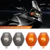 Nieuwe 2-stcs motorfiets draai signaalbehuizing draai lichte deksel draai indicator lichtlens geschikt voor suzuki dl650 dl1000 v-strom clear