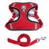 Dog Apparel Beautiful Contrasting Colors Pull Adjustable Naughty Vest Safety Leash Pet Breathable Easy To Wear