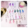 Charm Womens Tle Butterfly Wings Earrings Gsfe003 Fashion Gift National Style Women Diy Jewelry Earring Drop Delivery Dhicg