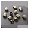 Spacers Epacket Dhs Retro Ethnic Style Wiped Green Clover Petal Accessories Gsdwz071 Tibetan Sier Spacer Drop Delivery Jewelry Findi Dhuwy