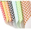 Papier d'emballage 20pcs / lot Plaid Damier Imperméable Artisanat Papier DIY Bouquet De Fleurs Papier D'emballage Emballé Cadeau Emballage Fleur Emballage Papier 230523