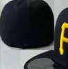 2023 Erkekler Pittsburgh Beyzbol Takılmış Kapaklar NY LA SOX P Mektup Gorras Erkekler Moda Hip Hop Kemik Şapkası Yaz Güneş Spor Boyutu Snapback A1