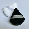 5pcs/Bagtriangle Velvet Poff Puff Make Up esponjas para os olhos do rosto contornando a ferramenta de maquiagem de fundação cosmética de selo de sombra