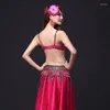 Stage Wear Belly Dance Costume Bra Women Dancear Braskirt 2pcs Set Clothing