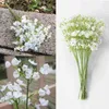 Dekoratif Çiçekler 1 PC Simülasyon Gypsophila Bebeğin Nefes Çiçeği Düğün Ev Partisi Dekorasyon Aksesuarları İçin Sahte Silikon Bitki