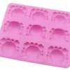 Stampi da forno 9 fori Granchio Stampo in silicone per cioccolato Forma di sapone Candy Bar Strumenti per decorare torte Fondente 3D