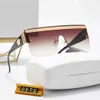 Tasarımcı Marka Moda Güneş Gözlüğü Lüks Açık Yaz Mens Bisiklet Koru Polarize İnsan Antireflej Anti UV Gözlük Anti UV Desen Goggle Tüm Maç Ameri