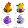 Halloween Rubber Ducks Baby Bath Toys Zapasy dla dzieci prysznic w kąpieli pływak piszczący dźwięk woda woda gra gier dla dzieci