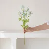 Dekoratif Çiçekler 1 PCS Sevimli Yapay İpek Daisy Yüksek Kalite 5 Kafa Uzun Şube Ev Düğün Masa Diya Dekor Dökme