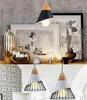 Pendant Lamps Nordic Orange Green White Bedside Bedroom Dining Room Lamp Creative Personality Cafe Simple Single-headed Chandelier