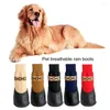 Dog Apparel 4Pcs Pretty Socks Eco-friendly Pet Shoes Wear-resistant Keep Warm Cats Dogs Rubber