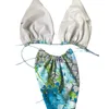 امرأة فاخرة بيكينيز مصممة السباحة ملابس السباحة أزياء مع قطعتين مثيرتين نساء بيكيني أعلى ملابس السباحة الشاطئ