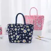 Backpackpakketten Oxford Fabric Grote capaciteit Hot Lunch Daisy Gedrukt eten Bento isolatie Picnic Breakfast Cooler Bag P230524