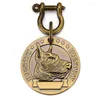 Pendentif Colliers En Relief Dog Tag ID Carte Personnalisé Anti-perte Lettrage Pet Pur Bronze Liste En Gros