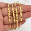 Armreif Kupfer Baby Armreifen Hochzeitsgeschenk Liebe 24k Herz Gold Farbe Dubai Afrika Armbänder Saudi Arabisch Armband Frauen Mädchen Schmuck