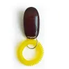 Pet Cat Dog Training Clicker Plastic nieuwe honden Klik op trainer transparante clickers met bracele groothandel