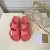 Summer multi-color Alex sandals Lady silver buckle flat slippers beach flip-flops