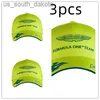 Ball Caps New F1 Gorra De Fernando Alonso F1 Aston Martin Gorras Racing Cap Spanish Driver Green Casual Sports Baseball Caps 2023 Summer L230523