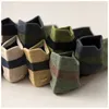 Men's Socks 5 Pairs Men's Casual Colorful Spring Summer Thin Anti-odor Ankle Breathable Anti-slip Boat