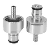 Bathroom Sink Faucets 4Pcs/Lot 304 Stainless Steel Carbonation Cap 5/16 Inch Barb Ball Lock Type Fit Soft Drink PET Bottles Homebrew Kegging