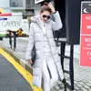 Women's Trench Coats Women's Cotton Padded Coat Parkas Female Jacket Long Thick Warm Puffer Outerwear Jackets Ladies Sleeve G110