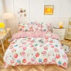 Set di biancheria da letto Biancheria da letto di piante tropicali Piumini per adulti e bambini copripiumini lenzuola piatte e federe biancheria da letto per bambini confortevole tutte le taglie grandi 230524