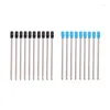 10 pièces recharges de stylo à bille remplacement 1.0mm bleu noir encre couleur école bureau 1XCB