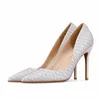Dress Shoes Fashion Stiletto High Heel Women Pointed Toe Work Pumps vrouwelijke trouwfeestkantoor carrière elegant grote size H0009